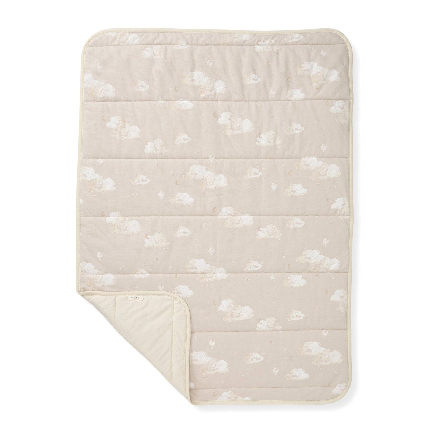 Cotton Reversible Baby Blanket by Burt`s Bees | Good Night Sky