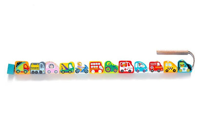 Cubika Wooden Lacing Toy | Flying Cars