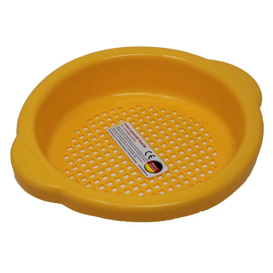 Sand Sieve by HABA USA | Yellow/Blue/Red