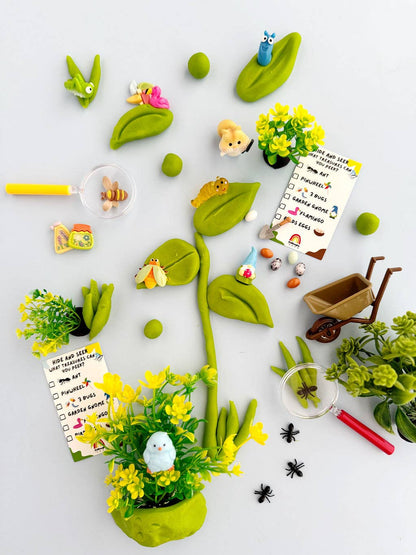 Earth Grown KidDoughs (KidDoughs by EGKD) - Backyard Bug Seek 'n Find KidDough Play Kit