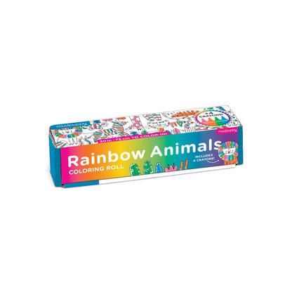 Mini Coloring Roll | Rainbow Animals