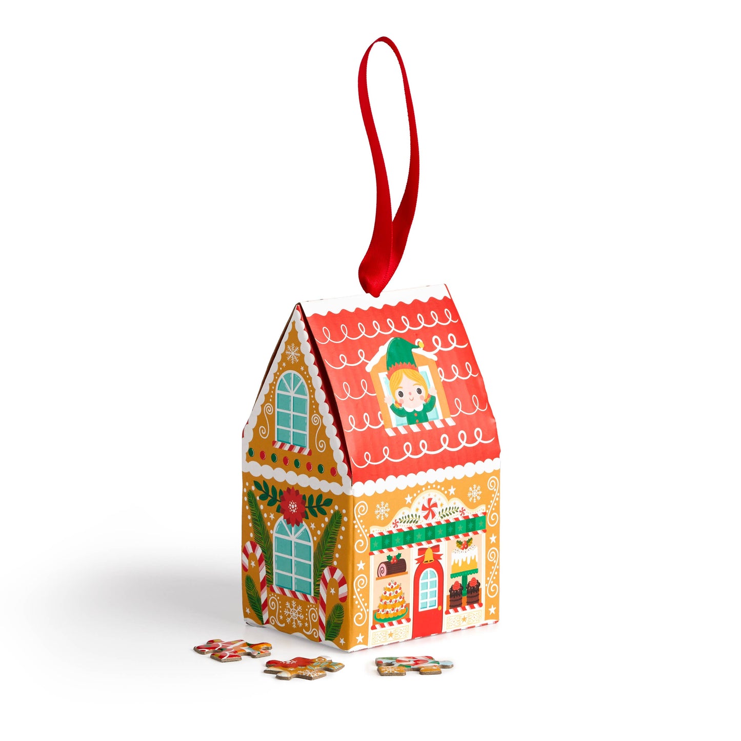 48 Piece Mini Puzzle Ornament | Santa`s Bakery