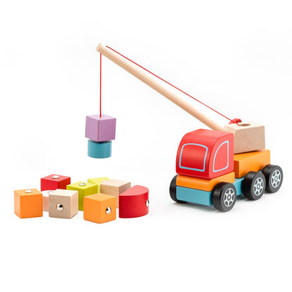Cubika Wooden Toy | Crane Truck