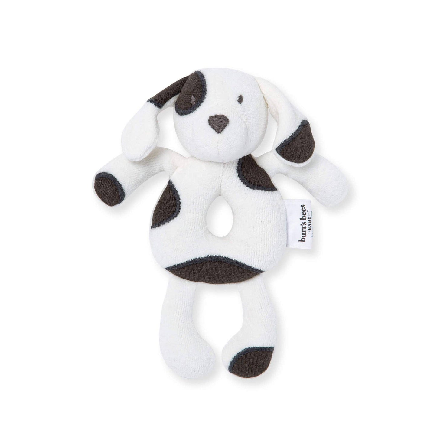 Plush Baby Rattle by Burt`s Bees | Puppy