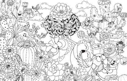 A Million Owls Coloring Book