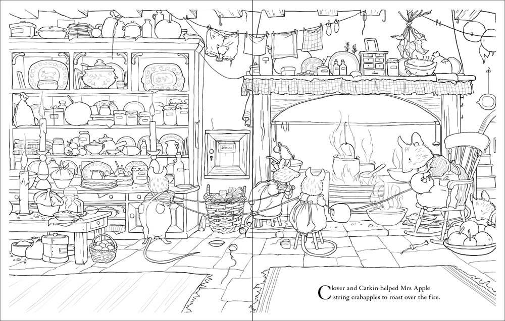 Brambly Hedge: Festive Coloring Book | Jill Barklem