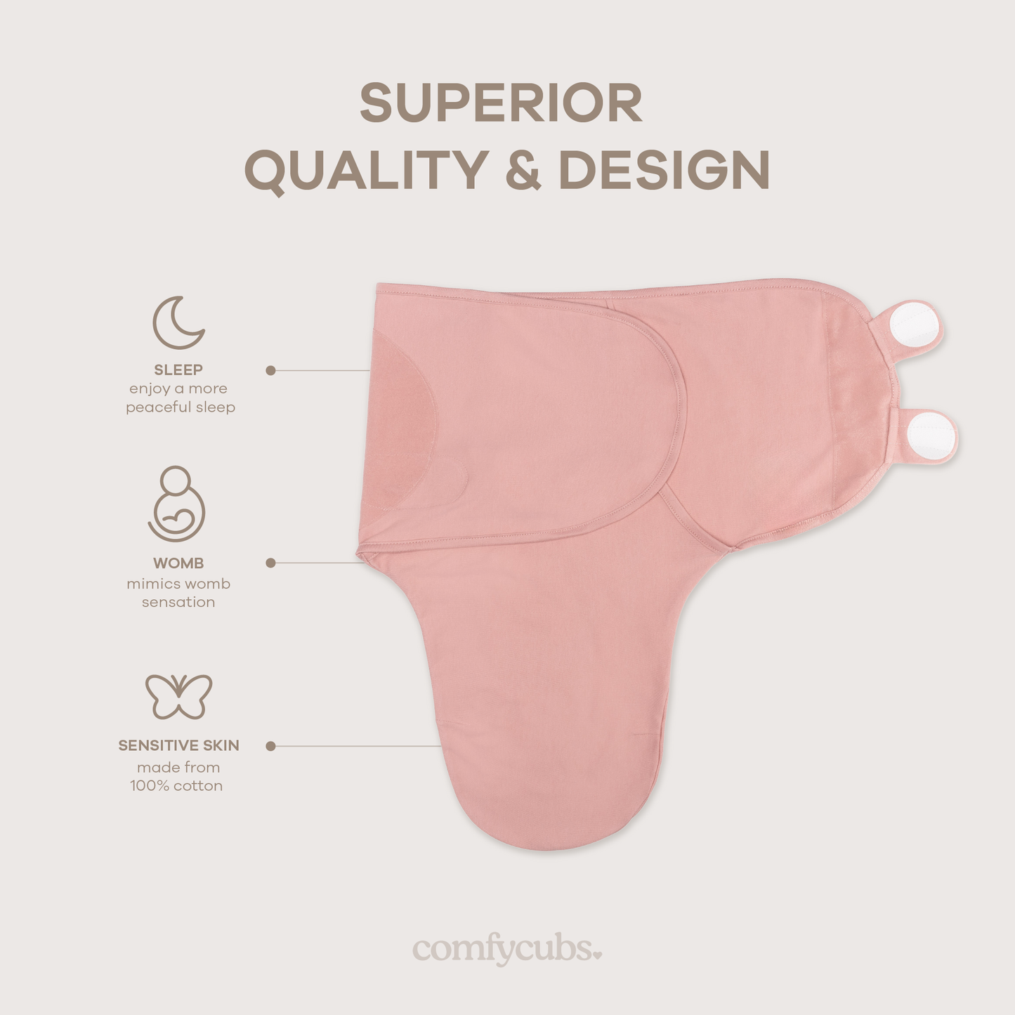 100% Cotton Easy Swaddle Blanket, 3 Pack | Rainbow Bohemian