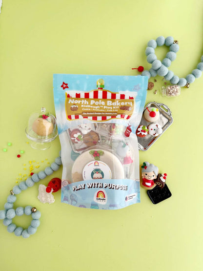 Earth Grown KidDoughs (KidDoughs by EGKD) - North Pole Bakery KidDough Play Kit