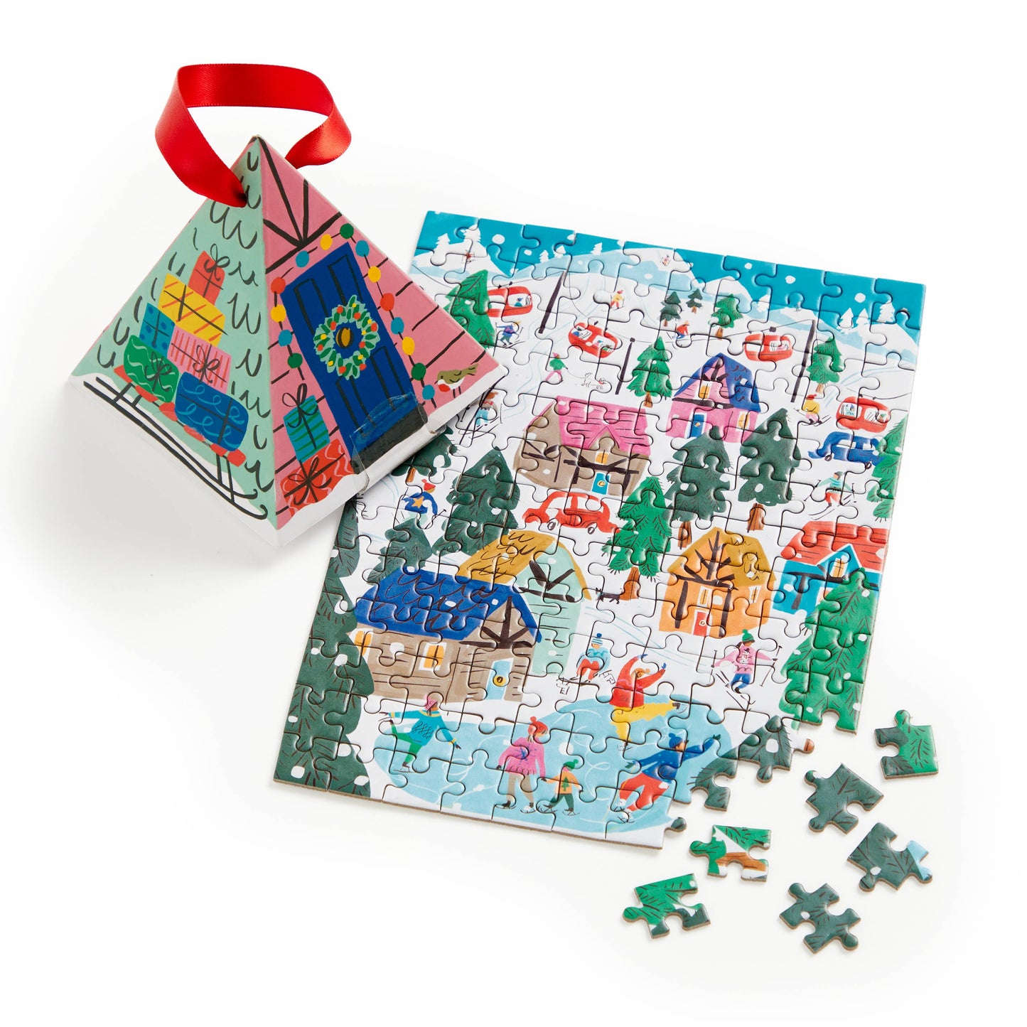 Puzzle Ornament | Alpine Cottage