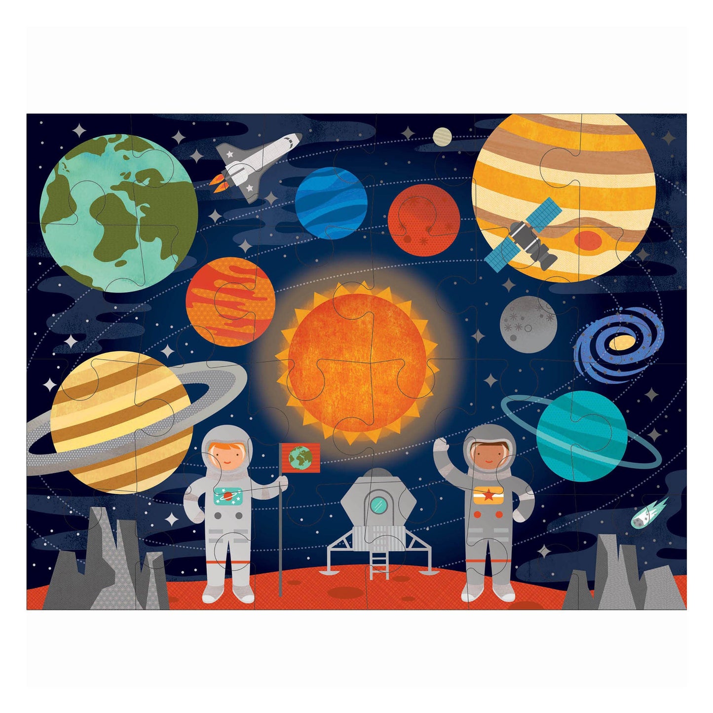24-Piece Floor Puzzle | Outer Space