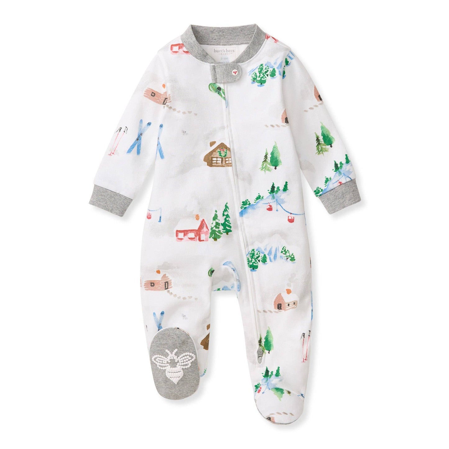 Ski Slopes Organic Cotton Sleep & Play