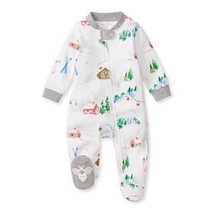 Ski Slopes Organic Cotton Sleep & Play