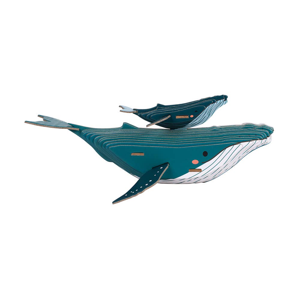 3d Puzzle by Janod | Blue Whale
