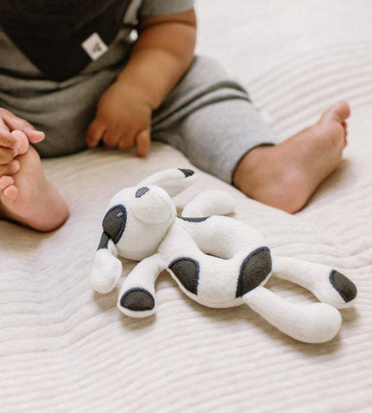 Plush Baby Rattle by Burt`s Bees | Puppy