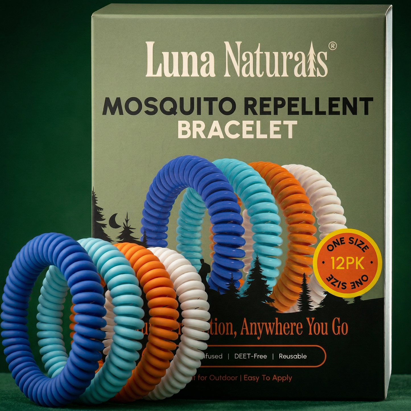 Luna Naturals - Mosquito Repellent Bracelet | Natural Scent