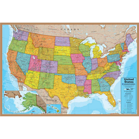 United States Map by Waypoint Geographic |500 Piece Jigsaw Puzzle