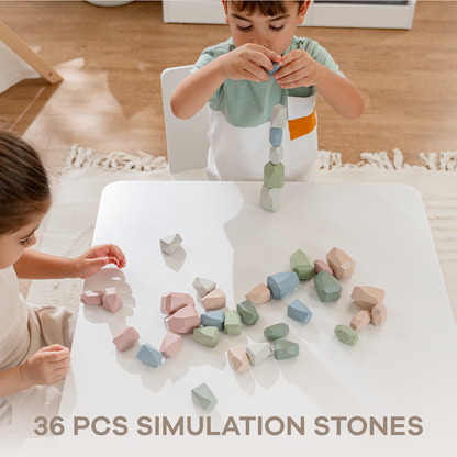 Wooden Stacking Stones | Neutral Pack