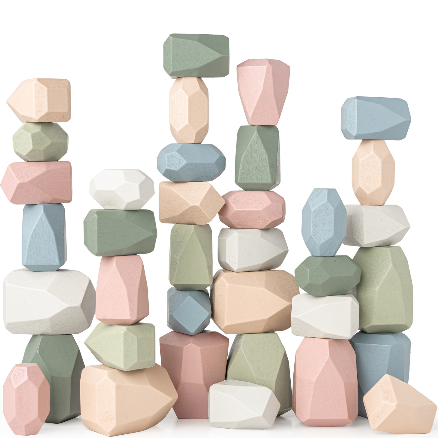 Wooden Stacking Stones | Neutral Pack