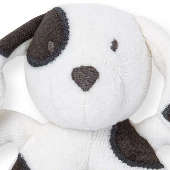 Plush Baby Rattle by Burt`s Bees | Puppy