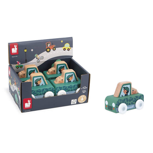 Janod - Crossroads White Valley Pickup Truck Display x4
