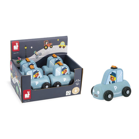 Janod - Crossroads City Police Car Display x4
