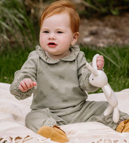 Plush Baby Rattle by Burt`s Bees | Bunny