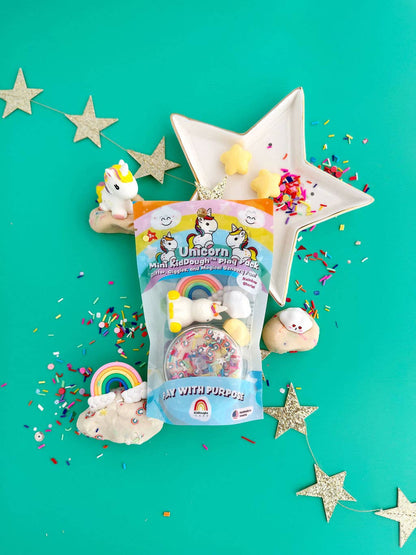 Earth Grown KidDoughs (KidDoughs by EGKD) - Unicorn Mini Play Pack