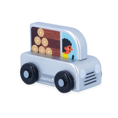Janod - Crossroads Countryside Logging Truck Display x4