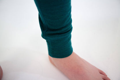 Oaki - Merino Wool Base Layer: Moss Green / 5T