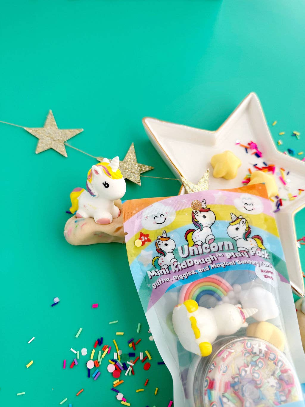 Earth Grown KidDoughs (KidDoughs by EGKD) - Unicorn Mini Play Pack