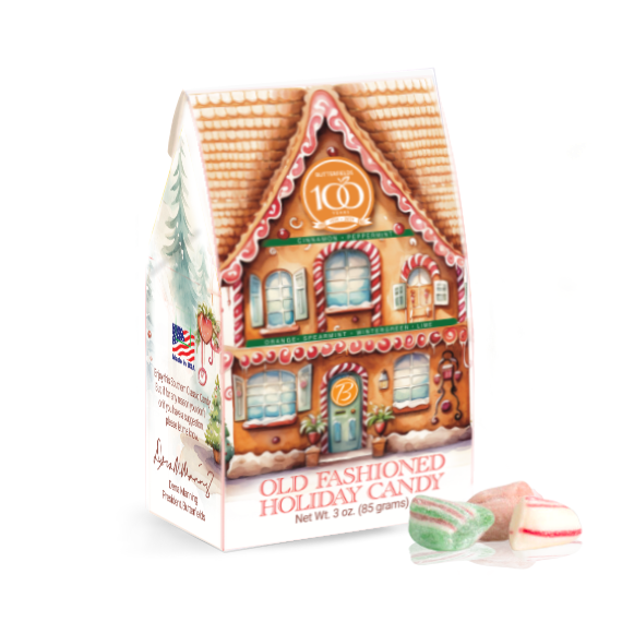 Old Fashioned Holiday Buds Candy - Gift Box