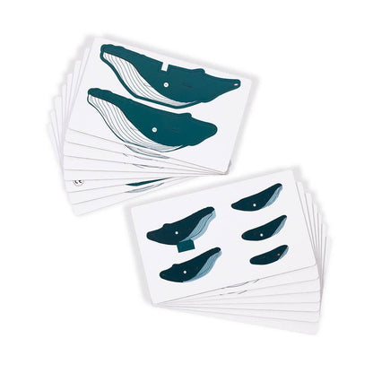 3d Puzzle by Janod | Blue Whale