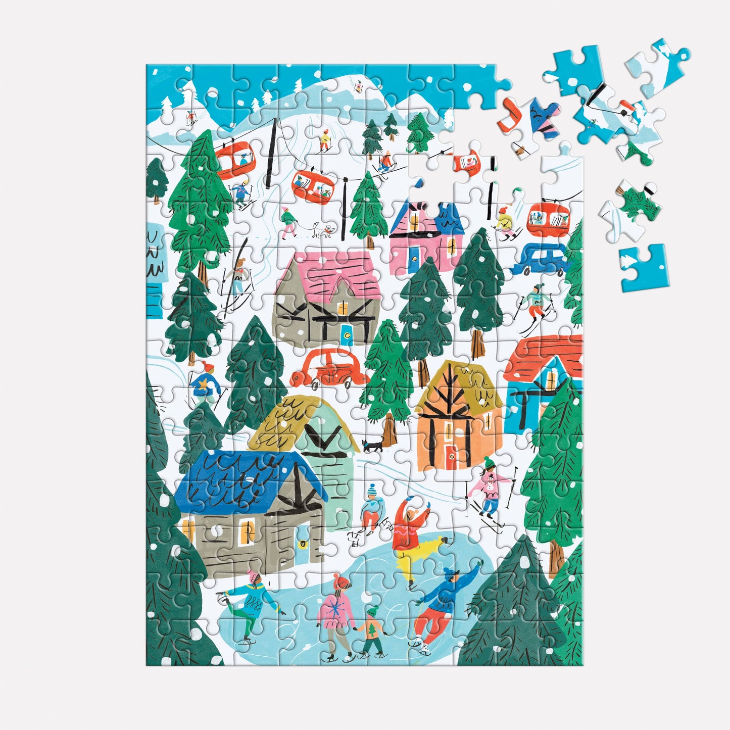 Puzzle Ornament | Alpine Cottage