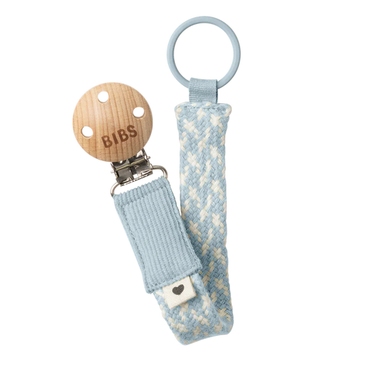 Pacifier Braid by BIBS | Baby  Blue