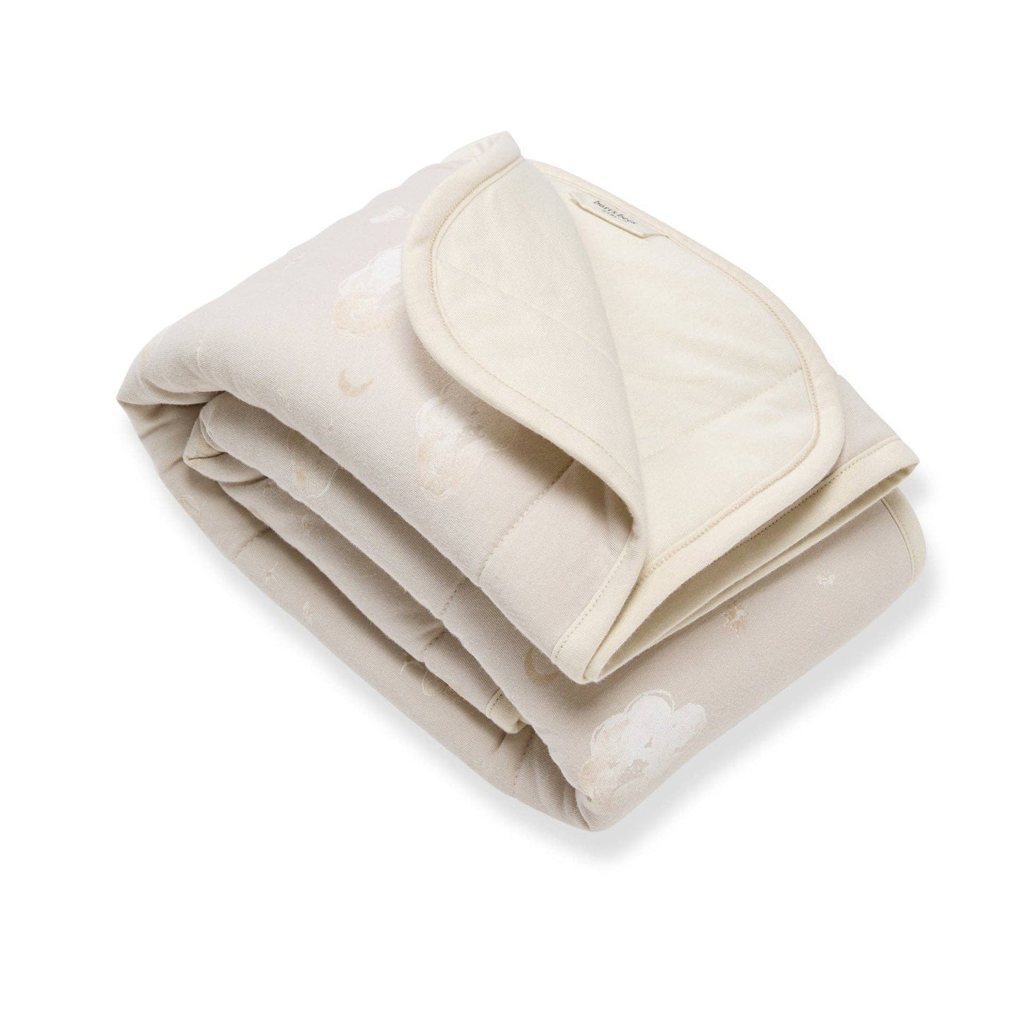 Cotton Reversible Baby Blanket by Burt`s Bees | Good Night Sky