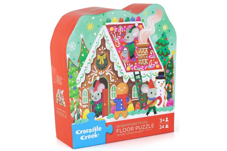 24 Piece Puzzle | Gingerbread House