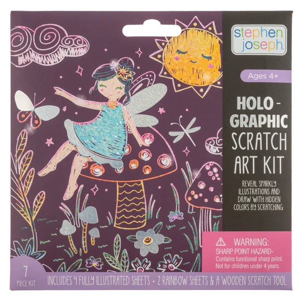 Holographic Scratch Art Kit | Fairy