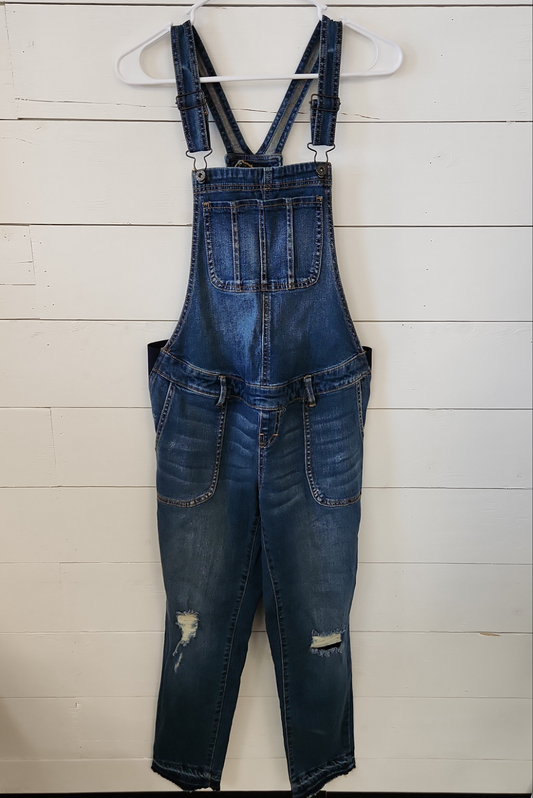 Size XS | Indigo Blue Maternity Overalls