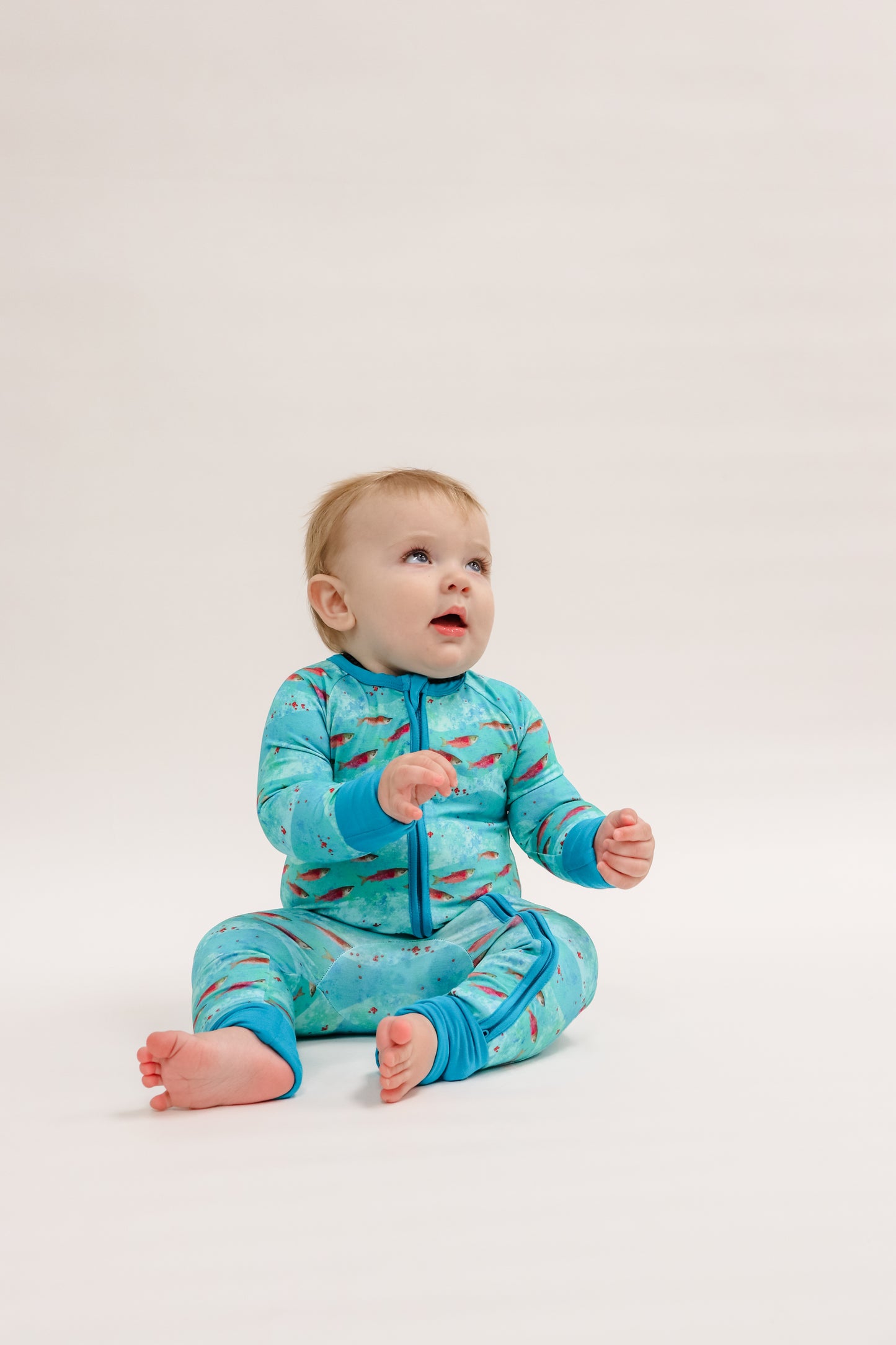 Zippered Romper by Little Alaskan | Kenai River Red