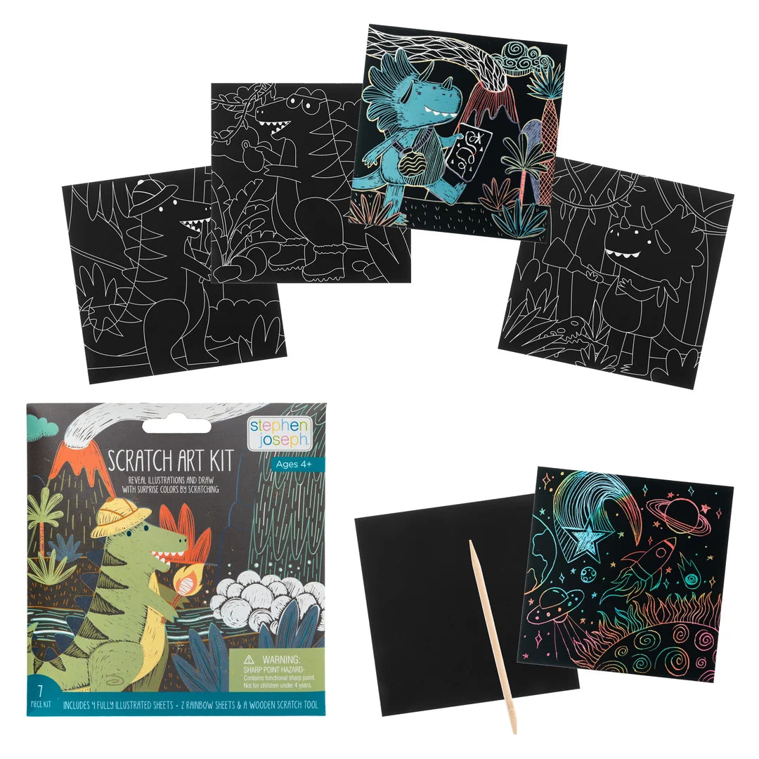 Scratch Art Kit | Dino