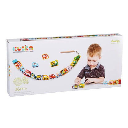Cubika Wooden Lacing Toy | Flying Cars