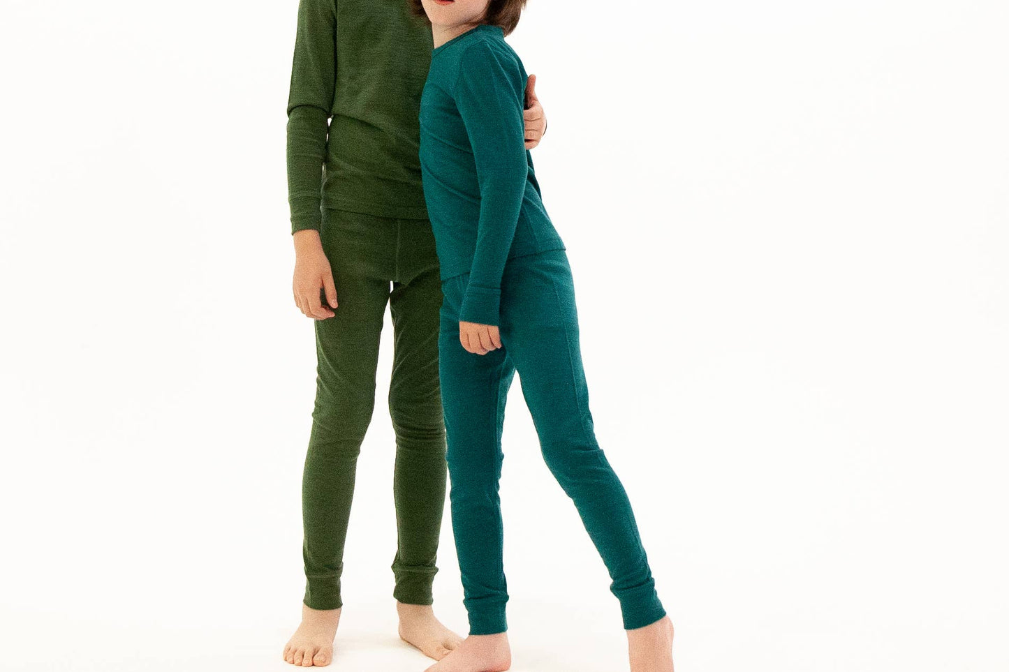 Oaki - Merino Wool Base Layer: Moss Green / 5T