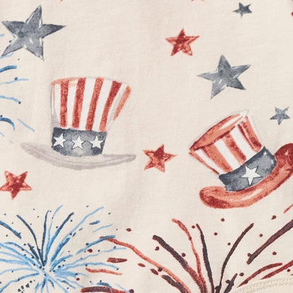 Burt's Bees Baby - Uncle Sam Baby Boy Romper & Bodysuit Set
