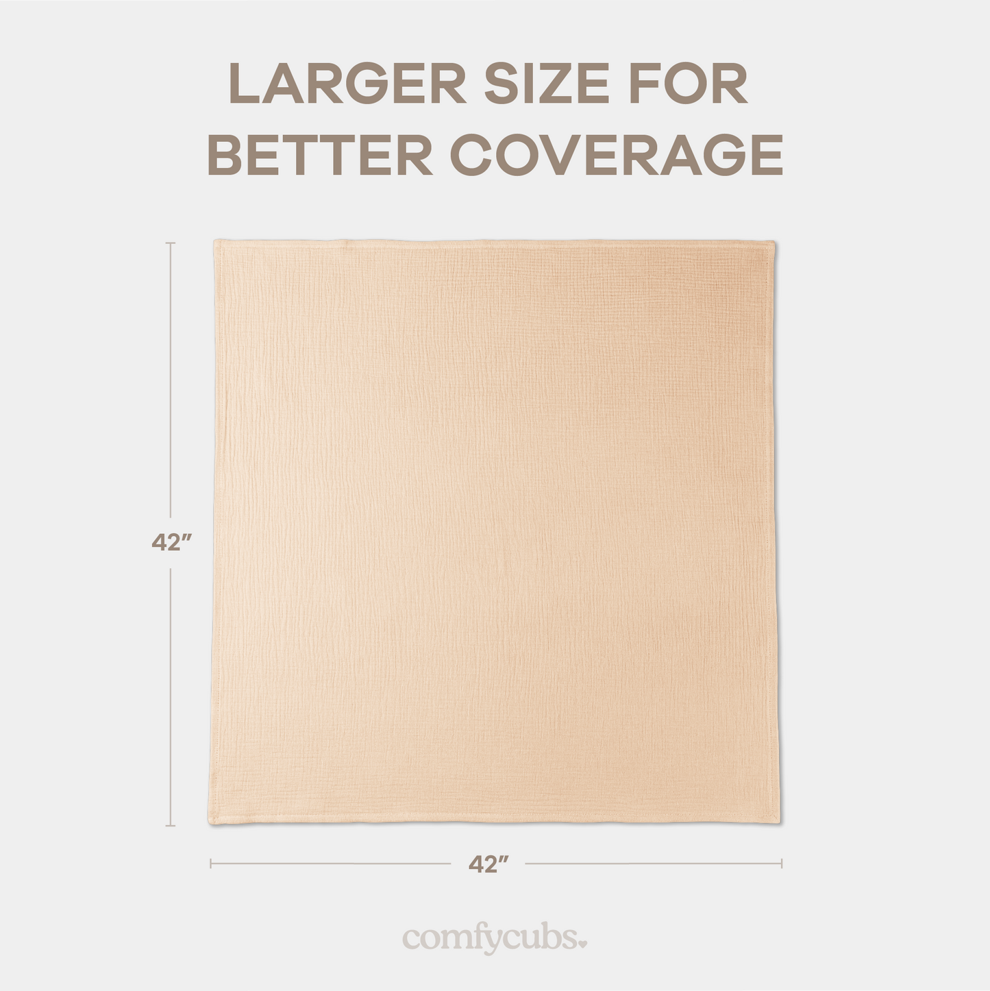 Muslin Swaddle Blankets Pack of 3 | Sand - Cedar - Caramel