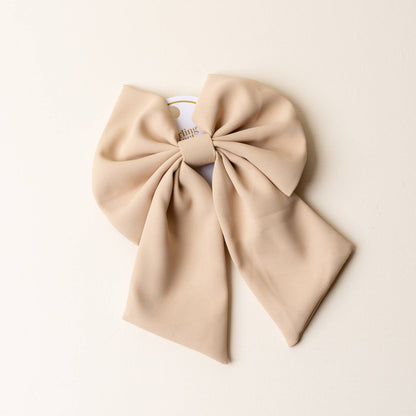 Classic Hair Bow | Tan