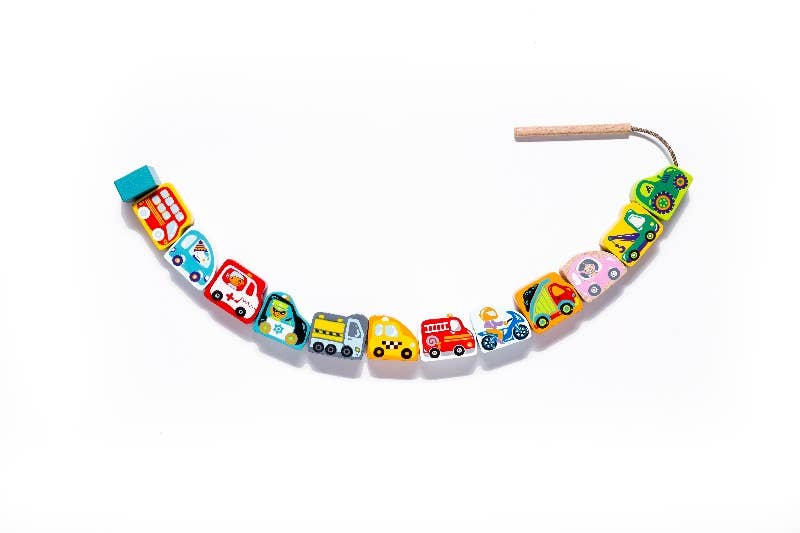 Cubika Wooden Lacing Toy | Flying Cars