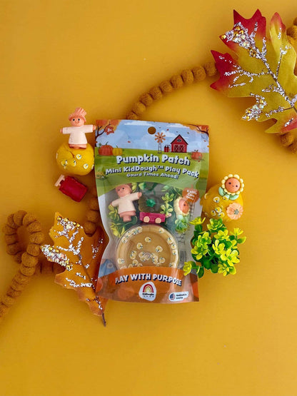 Earth Grown KidDoughs (KidDoughs by EGKD) - Pumpkin Patch Mini KidDough Play Pack