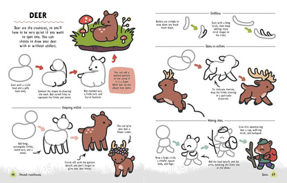 How to Draw Cute Woodland Friends | Angela Nguyen