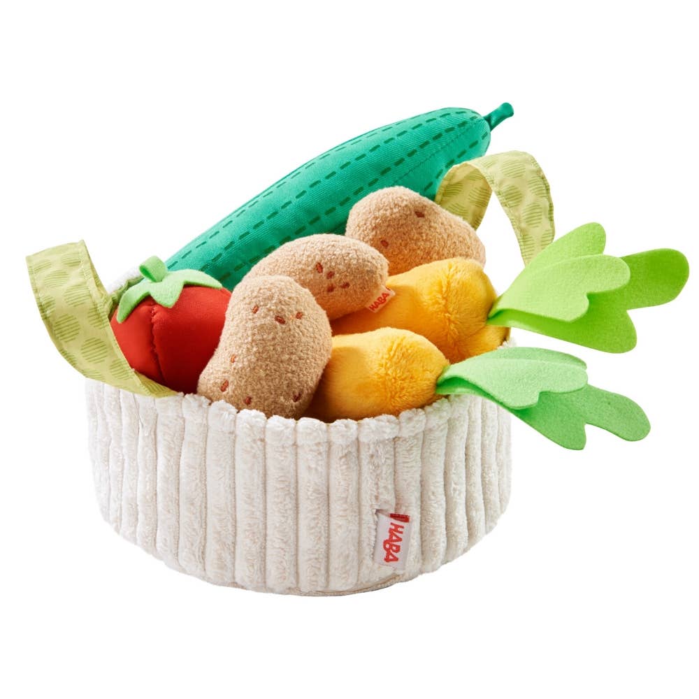 HABA USA - Vegetable Basket Soft Play Food