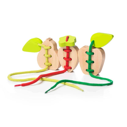 Cubika Wooden Lacing Toy | Fruits